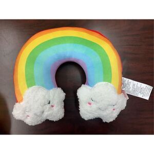 NWT Rainbow with Clouds Neck Pillow #1